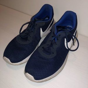 Blue Men's Tanjun Casual Sneakers from Finish Line